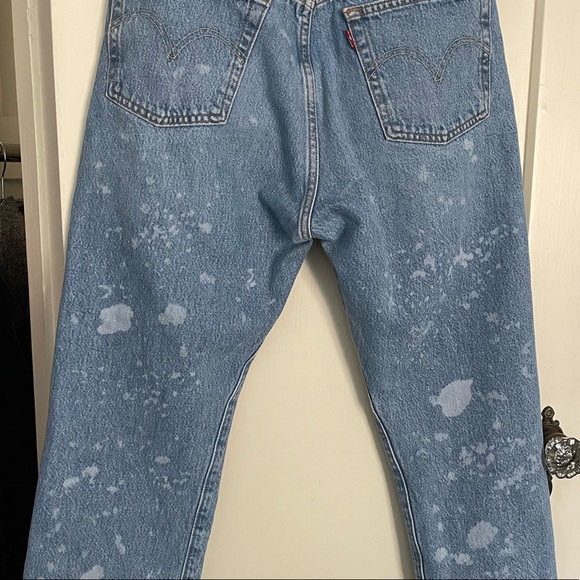 Levi’s 501 splattered denim - Picture 2 of 4